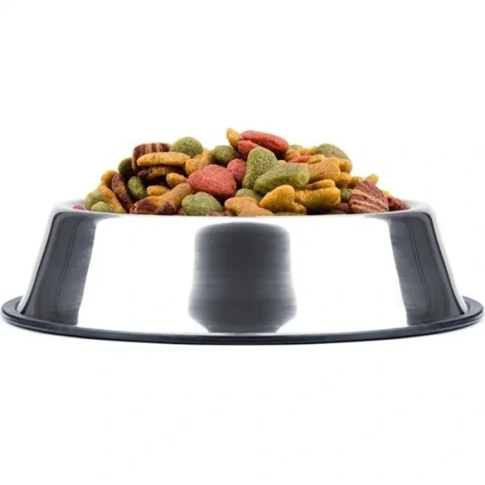 BUĞZ Paslanmaz Çelik Metal Mama Kabı 34 cm.