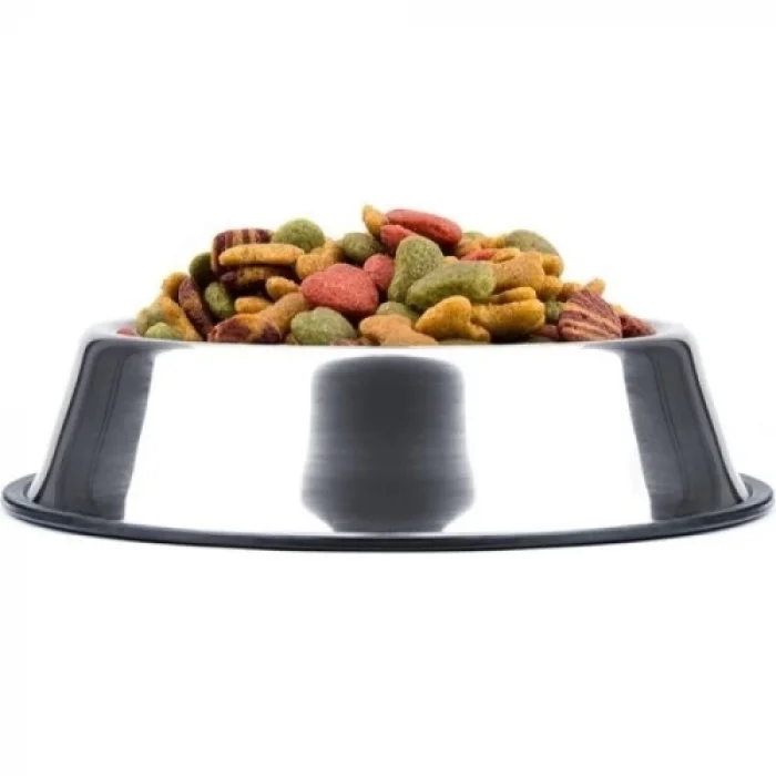  Paslanmaz Çelik Metal Mama Kabı 34 cm.