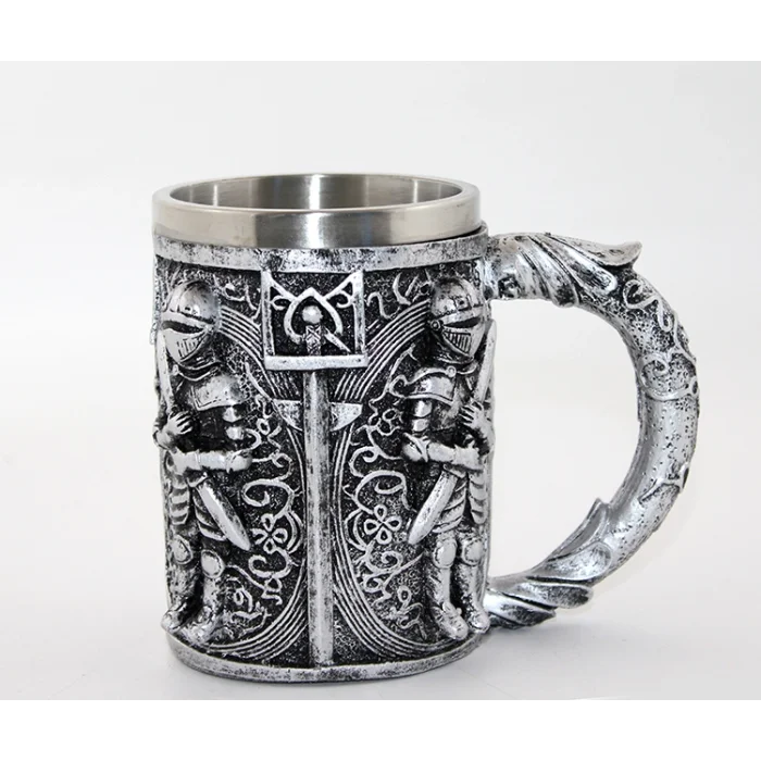 BUĞZ Paslanmaz Çelik Şövalye Kupa Bardak (Büyük Boy)