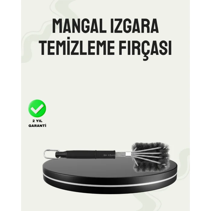 BUĞZ Paslanmaz Çelik Telli Mangal Temizlik Fırçası