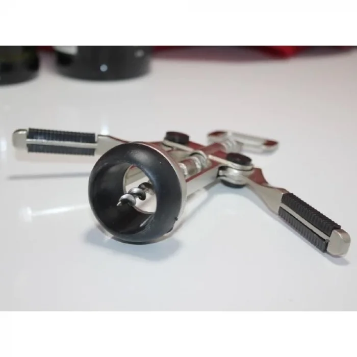  Paslanmaz Çelik Tirbuşon Şarap Açacağı Model 4