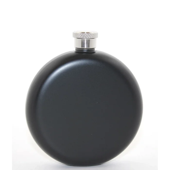 BUĞZ Paslanmaz Çelik Yuvarlak 5 Oz Tekli Matara Alk2678