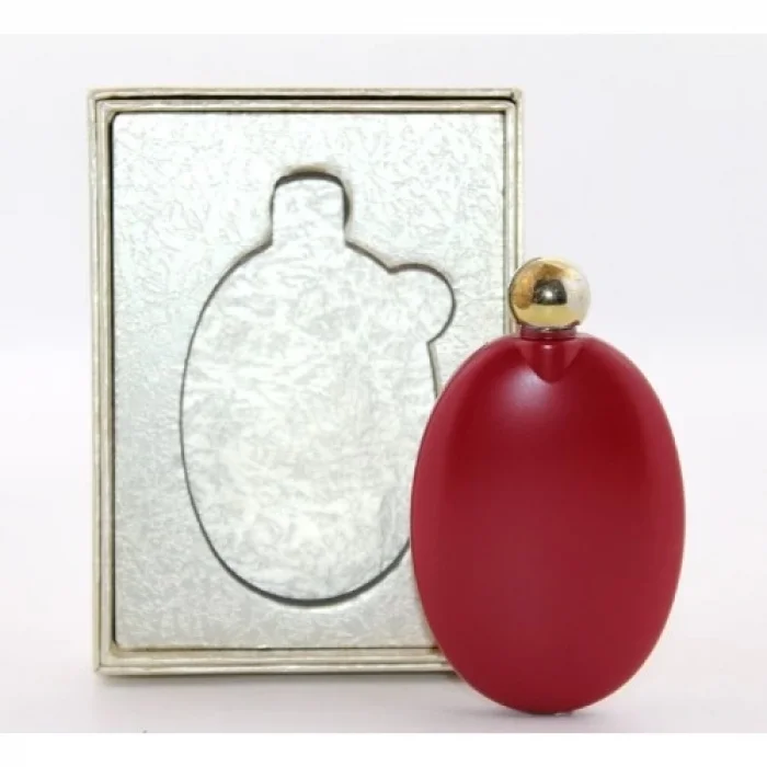  Paslanmaz Çelik Yuvarlak Matara Kırmızı Renk