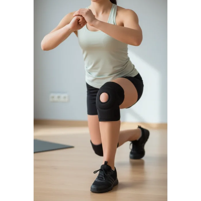 BUĞZ Patella Destekli Çapraz Bağ Diz Korsesi Spor ve Menisküs İçin İkili