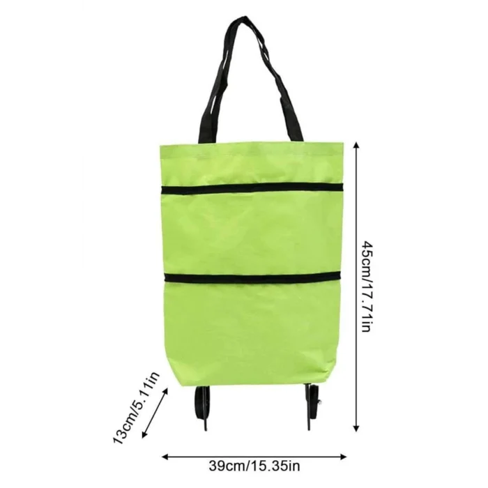 BUĞZ Pazar Çantası Tekerlekli Katlanır Pazar Arabası Çanta Market Alışveriş Arabası