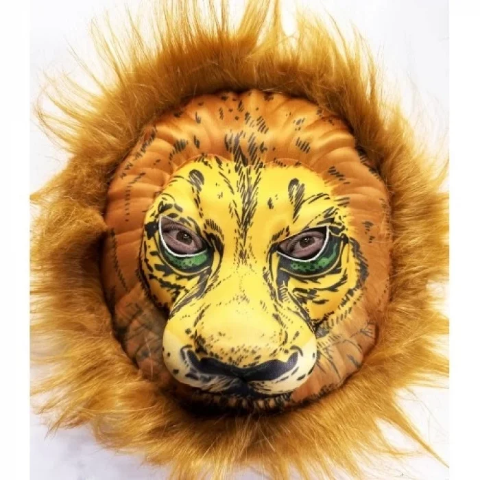  Peluş Aslan Maskesi Kahverengi Yeleli Mega Peluş 33 No