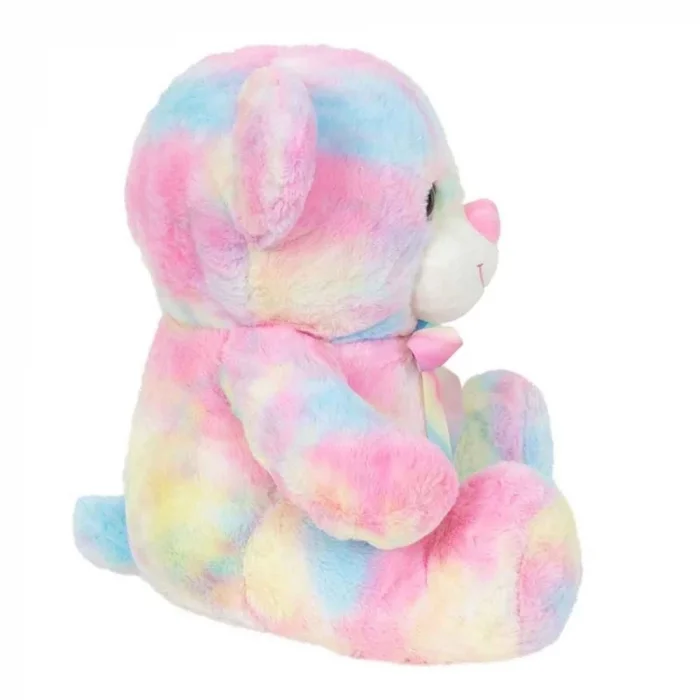 BUĞZ PELUŞ AYI RAINBOW 45CM PEMBE