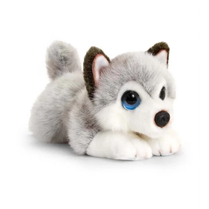  Peluş Köpek Husky 25 cm