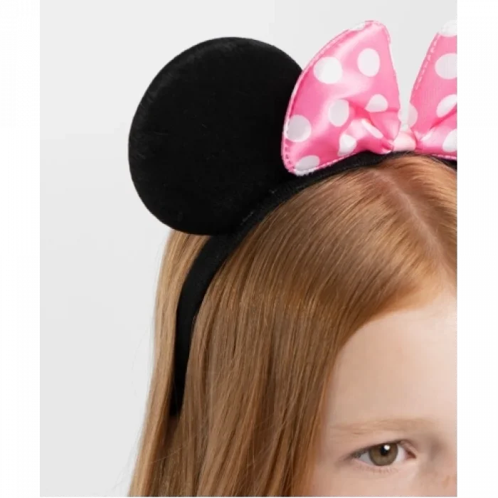  Pembe Fiyonklu Minnie Mouse Tacı