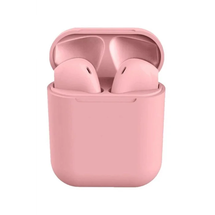 BUĞZ Pembe Kablosuz Kulak İçi Kulaklık - Dokunmatik Kontrol ve Suya Dayanıklı Bluetooth 5.0 Özellikli