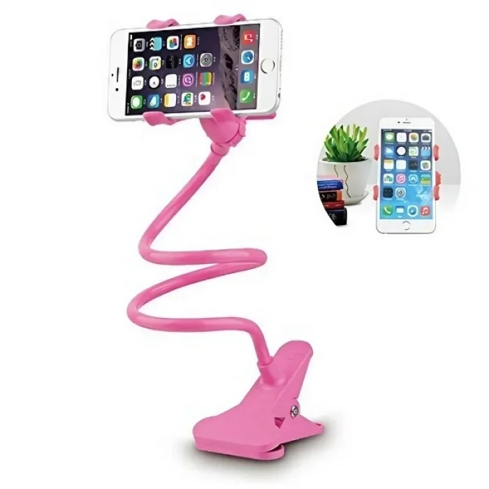 BUĞZ Pembe Renk Akrobat Telefon Tutucu Oynar Başlıklı