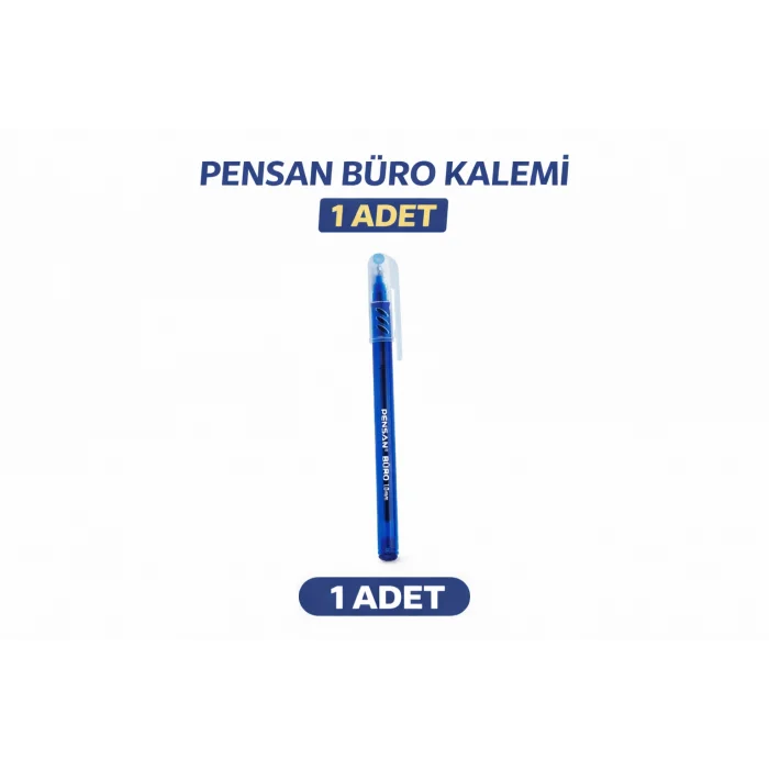 BUĞZ Pensan Büro Tükenmez Kalem 1.0 mm Mavi 1 Adet