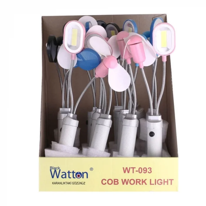 BUĞZ Pervane Ve Mıknatıslı Masa Lambası  Wt-093 - Lisinya