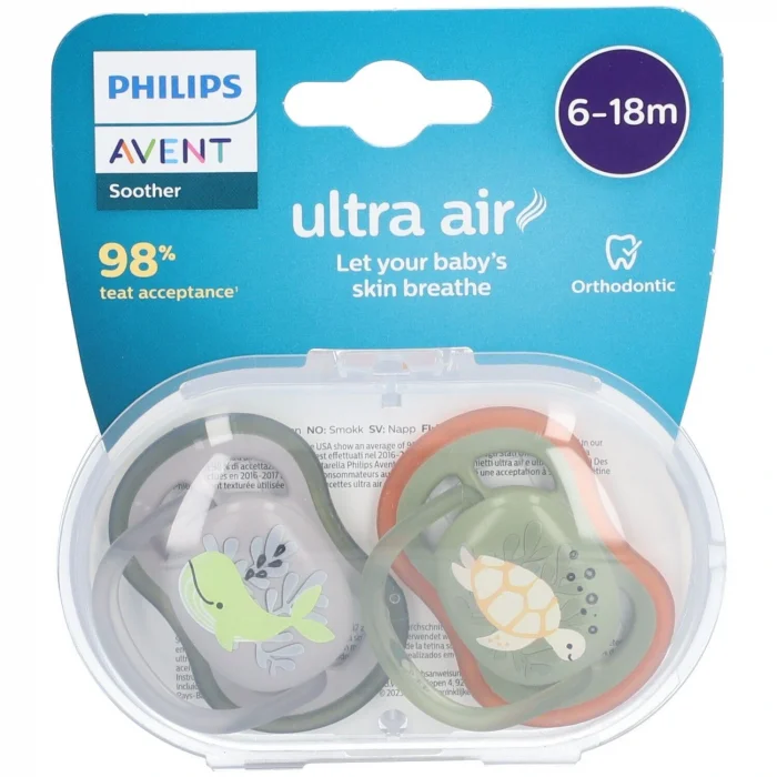 BUĞZ Philips Avent Ultra Air Emzik 6-18 Ay 2li SCF085/60