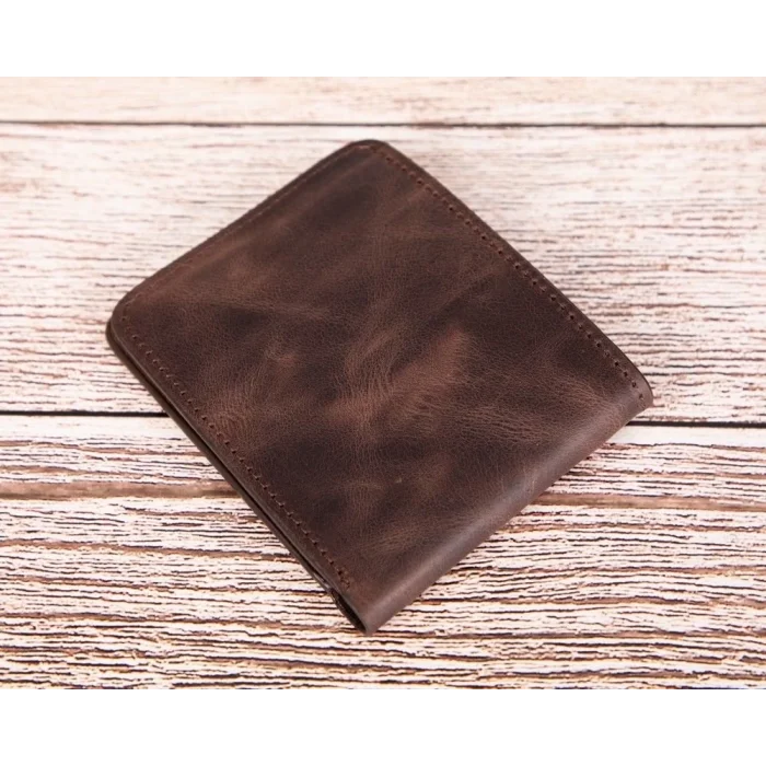  Pier Deri Erkek Cüzdan Acı Kahve
