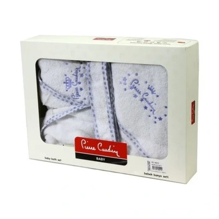 BUĞZ Pierre Cardin Bornoz Seti - Mavi