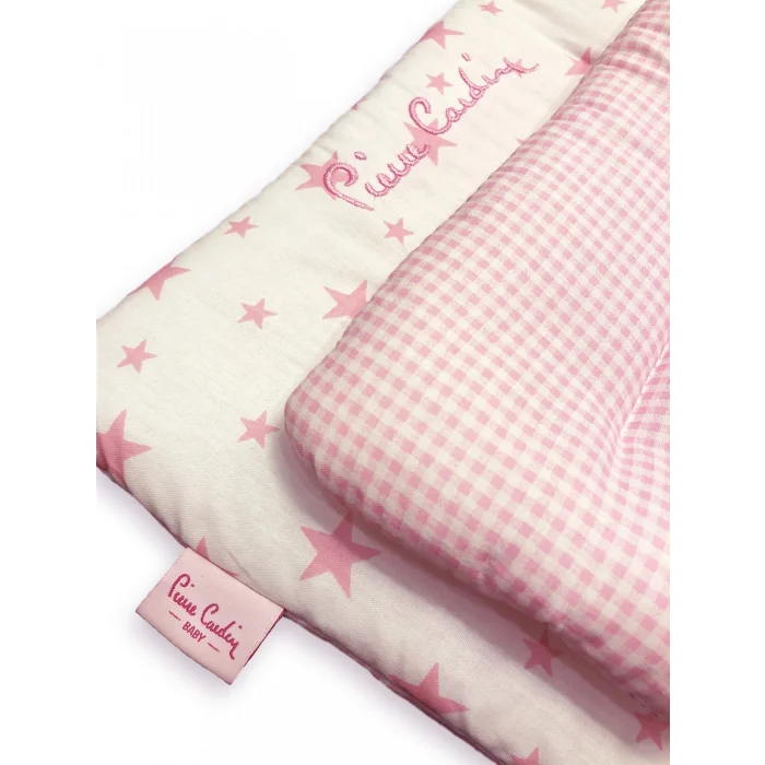 BUĞZ Pierre Cardin Lüks Nakışlı Alt Açma Minderi - Pembe