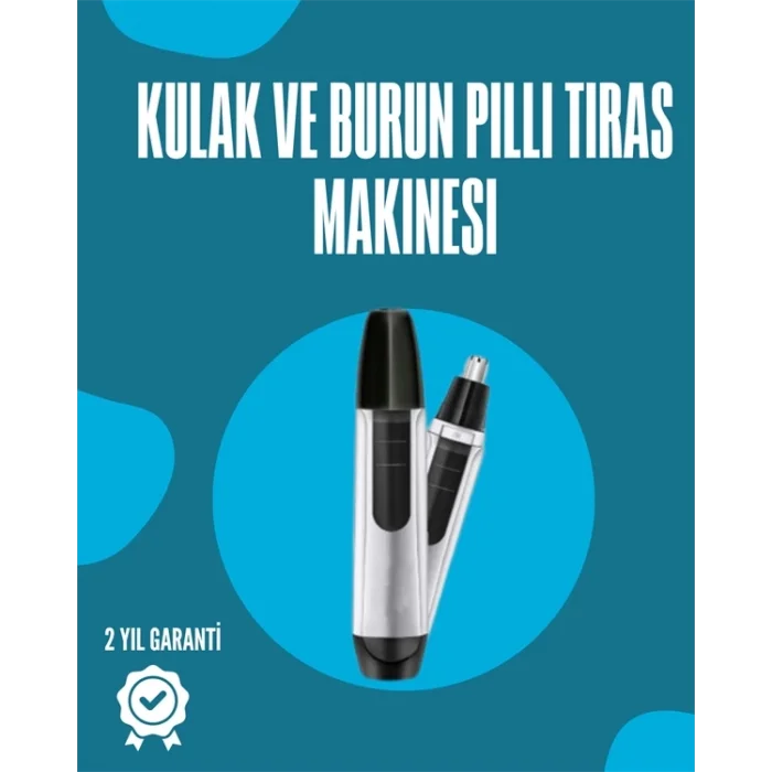  Pil ile Çalışan Kulak, Burun ve Kaş Tımar Cihazı