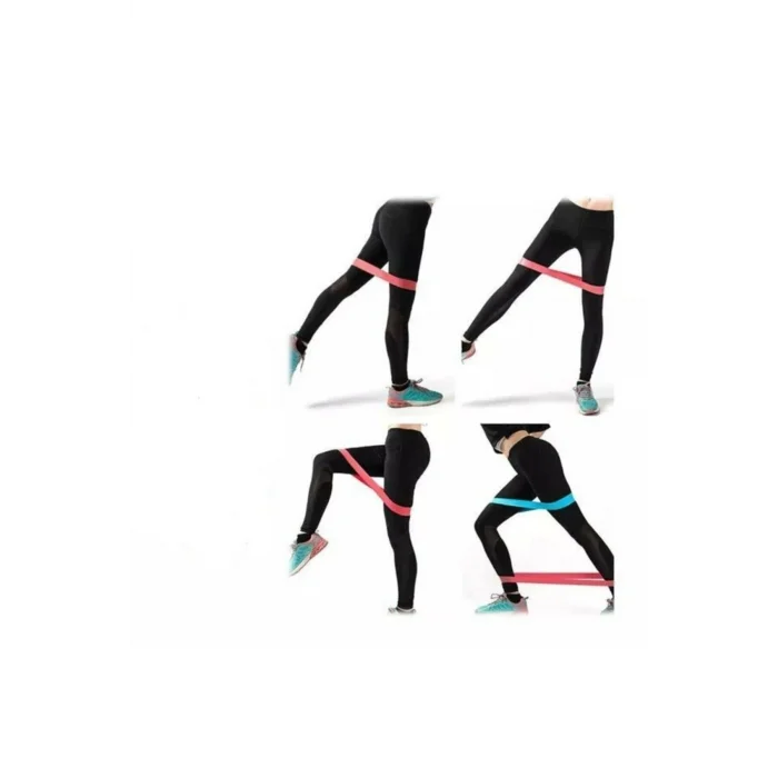 BUĞZ Pilates Squat Aerobik Direnç Lastiği 5 Li Paket