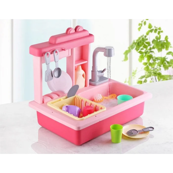  Pilli İnteraktif Lavabo Seti Pembe