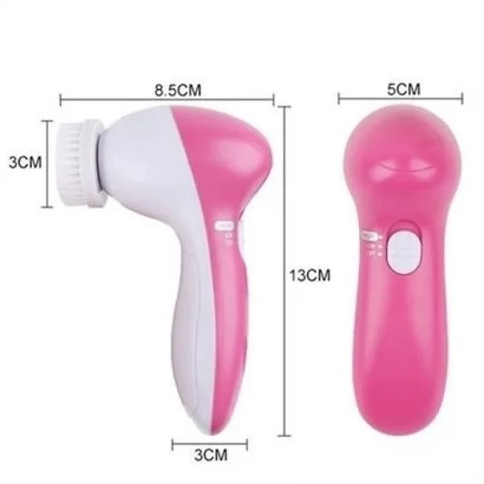 BUĞZ Pilli Yüz Cilt Temizleme Cihazı Siyah Nokta Peeling Fırça Seti Vücut Yüz Bakımı Masaj Aleti ( BUĞZ )