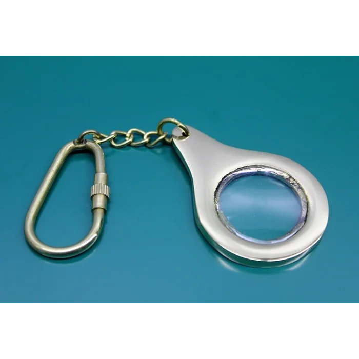 BUĞZ Pirinç Büyüteç Anahtarlık Mini Boy