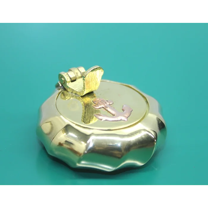 BUĞZ Pirinç Çapalı Kapaklı Küllük 5 Cm