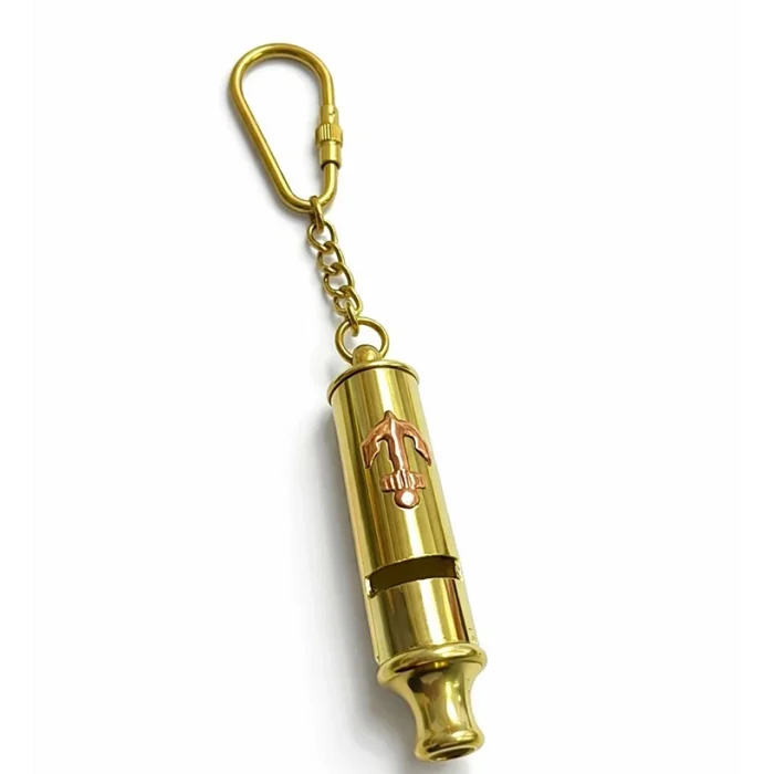 BUĞZ Pirinç Düdük Anahtarlık