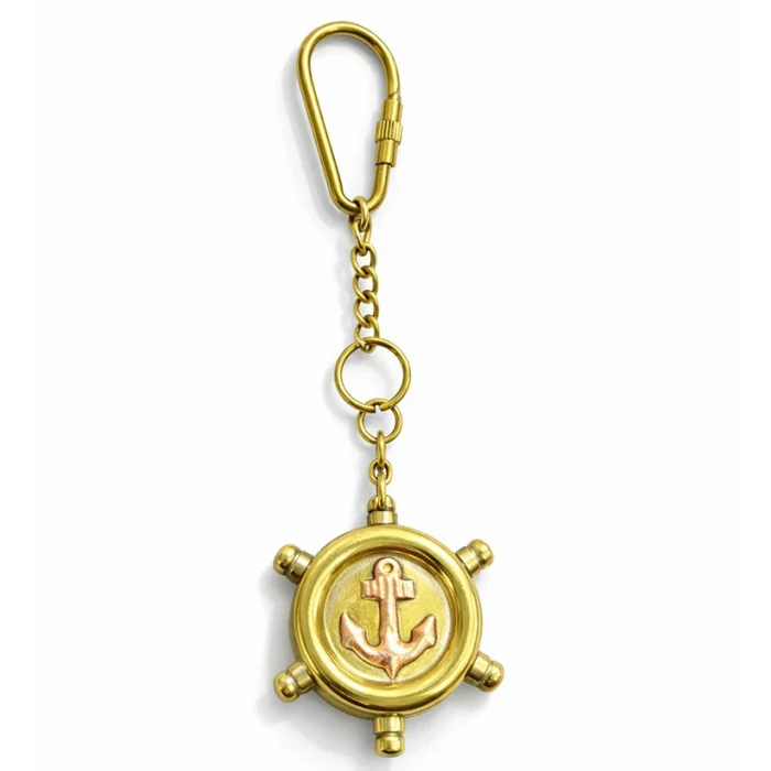 BUĞZ Pirinç Dümen Anahtarlık - Model 1