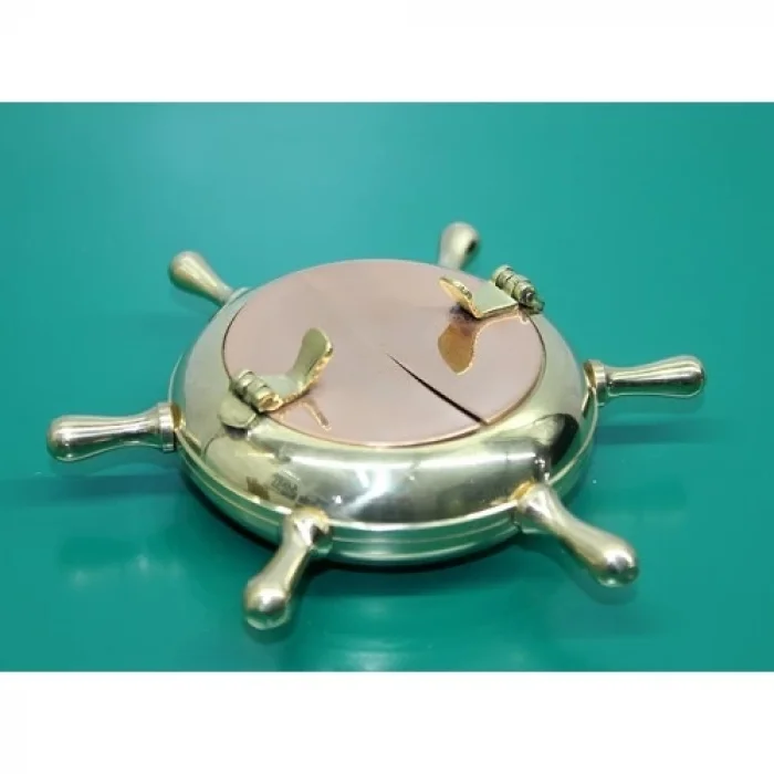  Pirinç Dümenli Kapaklı Küllük