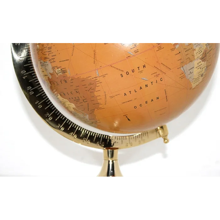 BUĞZ Pirinç Dünya Küre 47 Cm