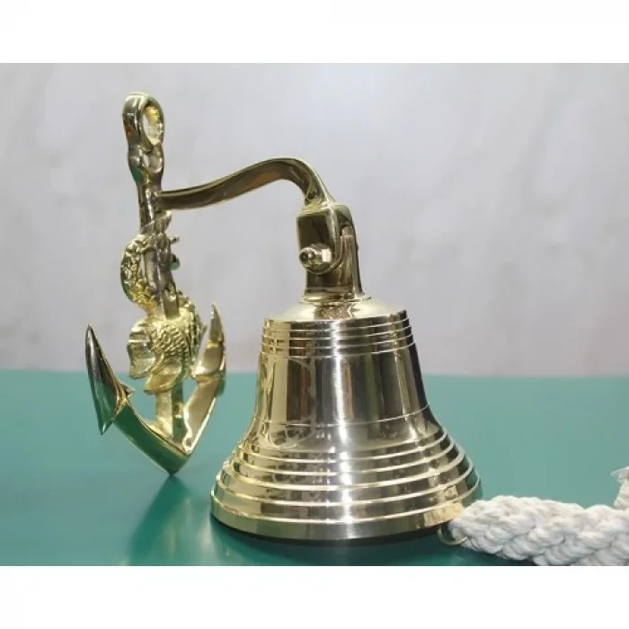  Pirinç Duvara Asmalı Çapalı Çan