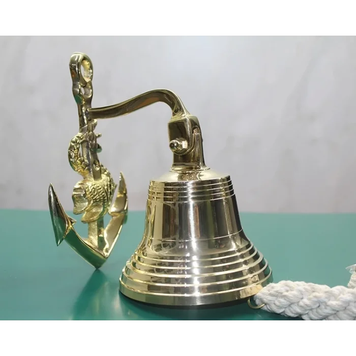 BUĞZ Pirinç Duvara Asmalı Çapalı Çan 6098