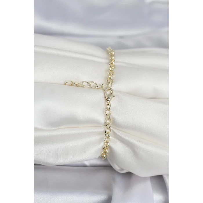 BUĞZ Pirinç Gold Renk Nazar Model Kadın Bileklik - BUĞZ