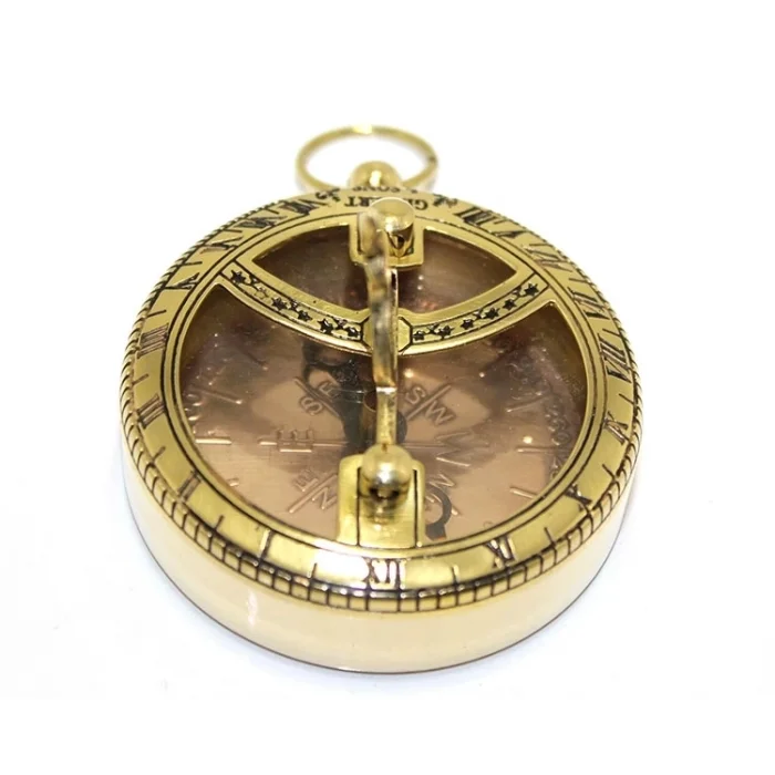 BUĞZ Pirinç Güneş Saati Ve Pusula Modeli 7830