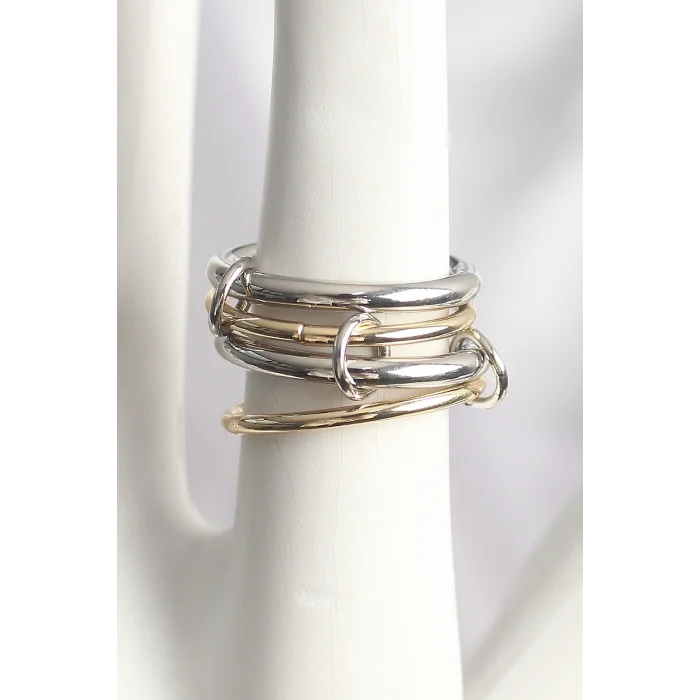 BUĞZ Pirinç Mix Renk 4Lü Model Kadın Yüzük