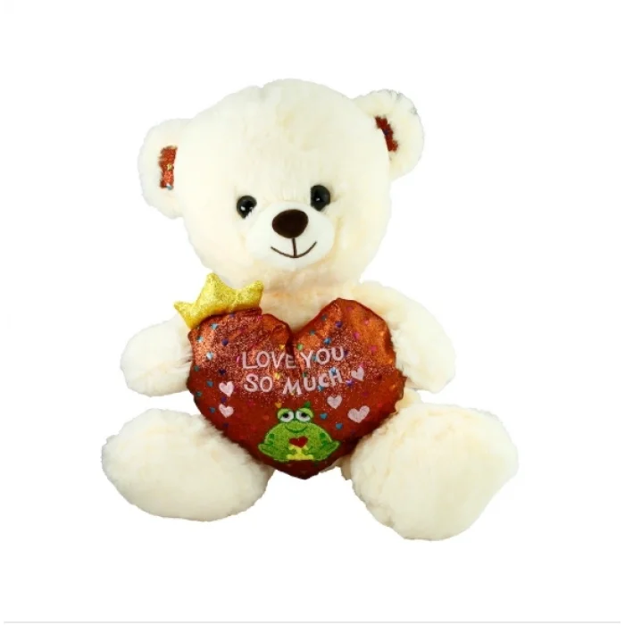BUĞZ PJH2323 PELUŞ 30CM I LOVE YOU KALPLİ AYI -VRD