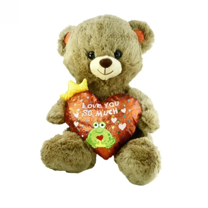 BUĞZ PJH2323 PELUŞ 30CM I LOVE YOU KALPLİ AYI -VRD
