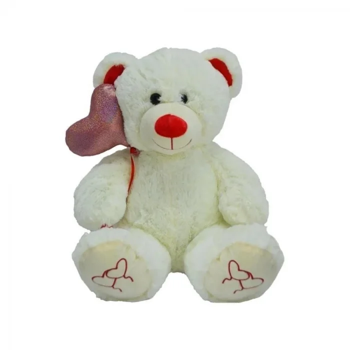 BUĞZ PL62486 30 CM KALPLİ BALONLU AYI -HLY