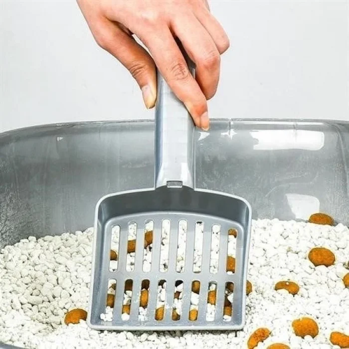 BUĞZ Plastik Evcil Hayvan Kedi Kumu Temizleme Eleme Küreği