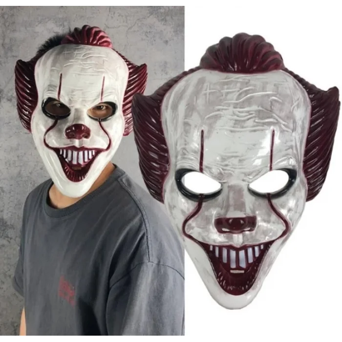 BUĞZ Plastik Joker Maskesi Killer Palyaço Maskesi Bx40