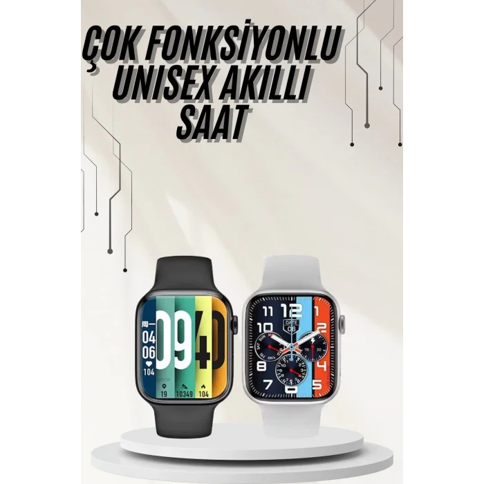  Plastik Kordonlu Kalp Atışı Uyku Takibi ve Çağrı Cevaplayabilen Akıllı Saat