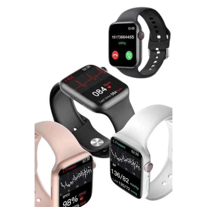  Plastik Kordonlu Kalp Atışı Uyku Takibi ve Çağrı Cevaplayabilen Akıllı Saat