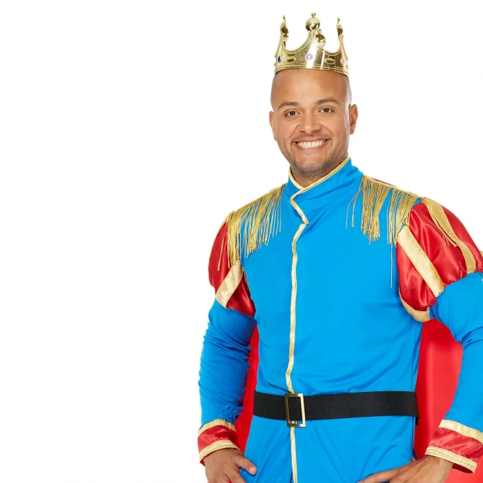 BUĞZ Plastik Kral Tacı Altın Renk Yetişkin Boy 55 Cm