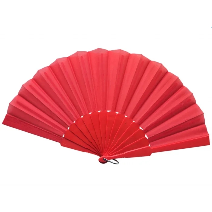 BUĞZ Plastik Kumaş Yelpaze 12li Kırmızı