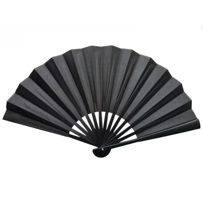BUĞZ Plastik Kumaş Yelpaze 12li Siyah