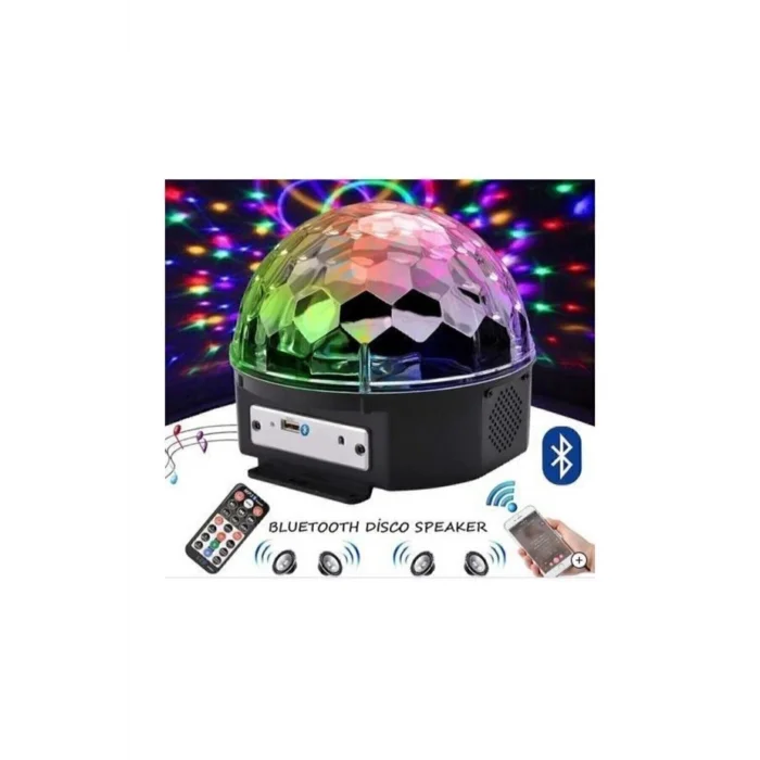 BUĞZ Plastik masa lambası 28x13 cm siyah renk E14 duy elektrikli bluetooth hoparlörlü