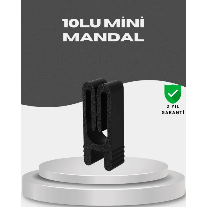 BUĞZ Plastik Poşet Kilidi Mutfak İçin Çok Amaçlı 10 Adet