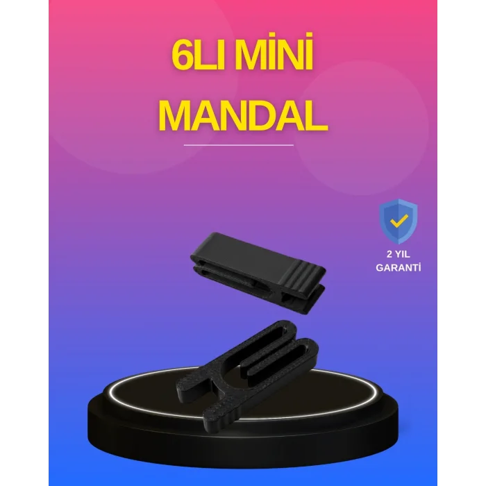 BUĞZ Plastik Poşet Kilidi Mutfak İçin Çok Amaçlı Mandal