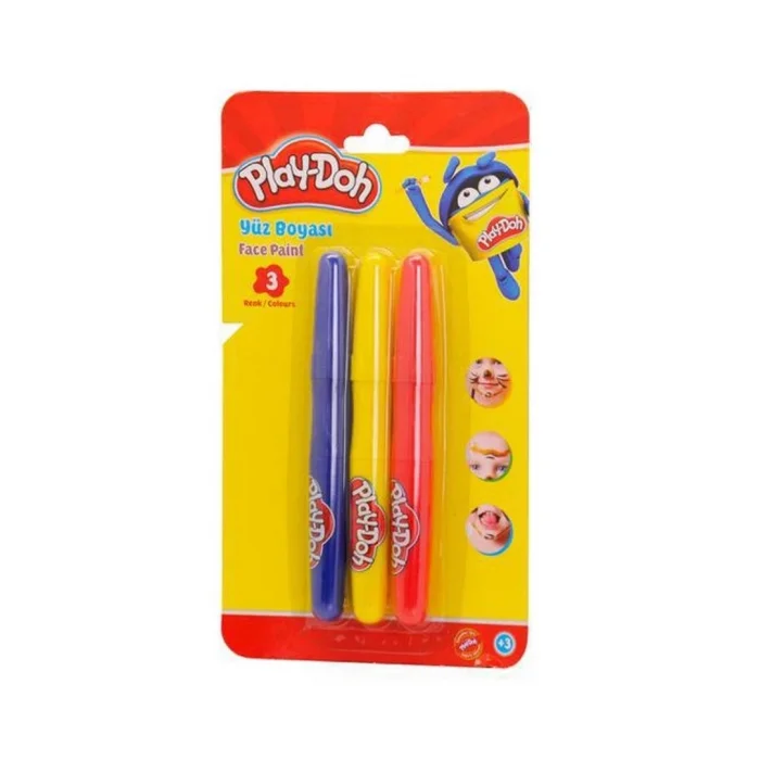 BUĞZ Play-Doh 3 Renk Yüz Boyası